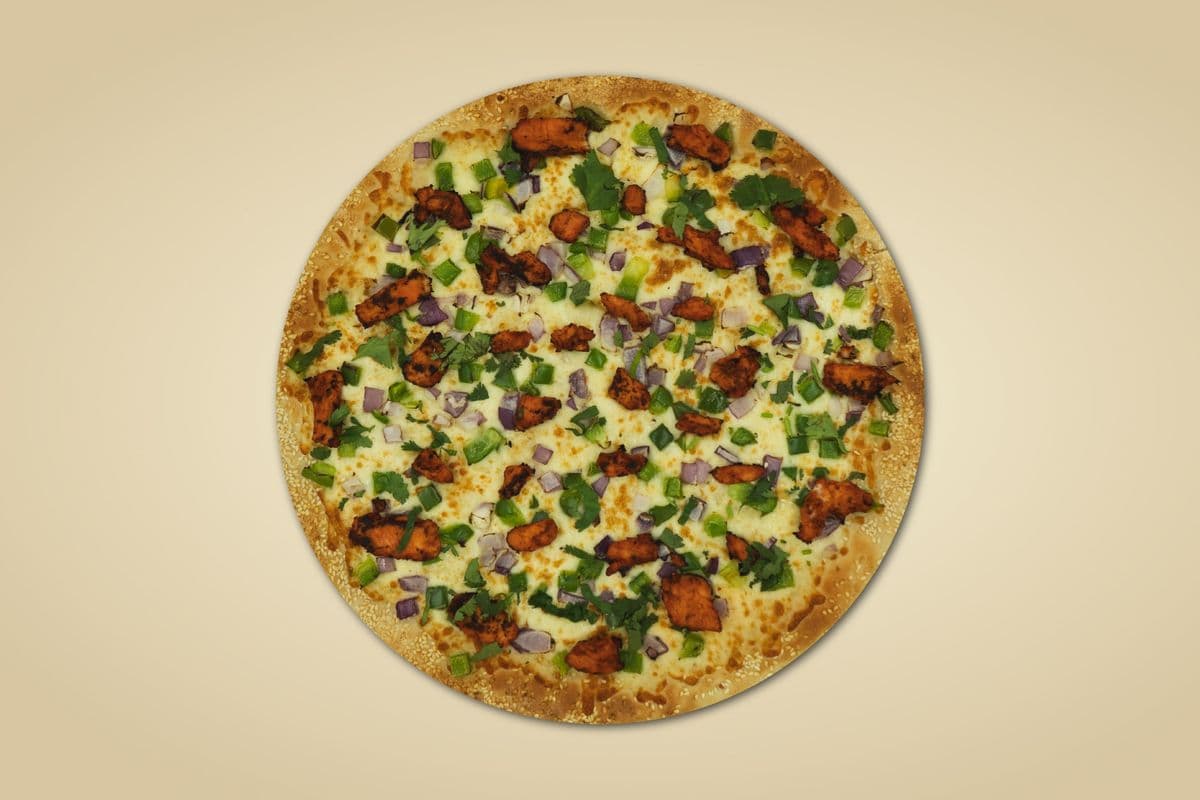 34. 8" Personal Cilantro Chili Chicken Pizza