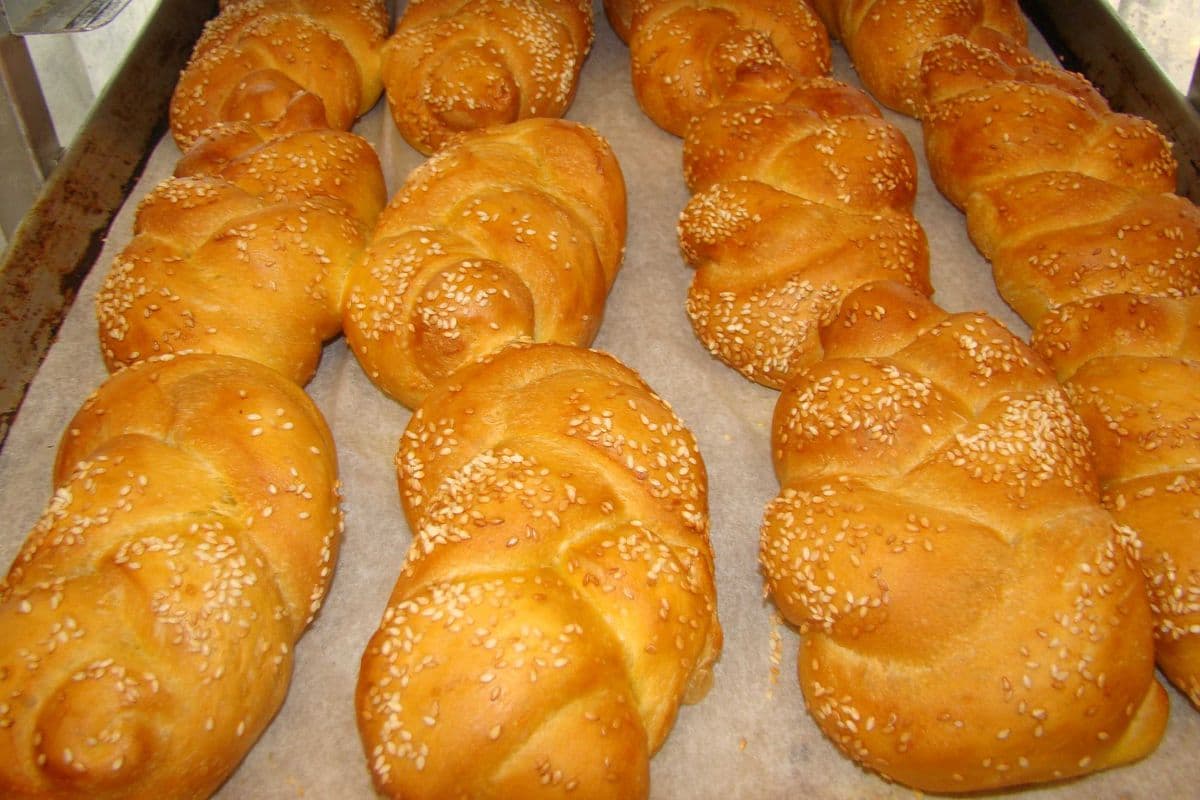 6 x Long rouleau de challah / 6 x Long challah roll