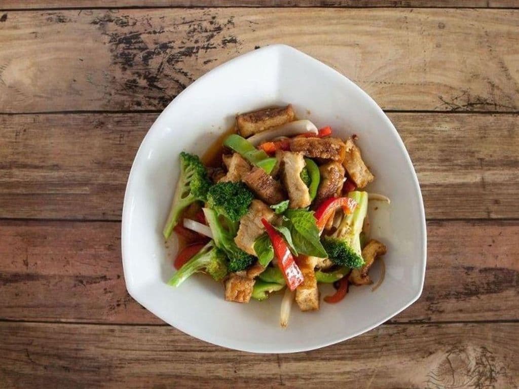 26. Veggie Stir Fry with Thai Sweet Basil