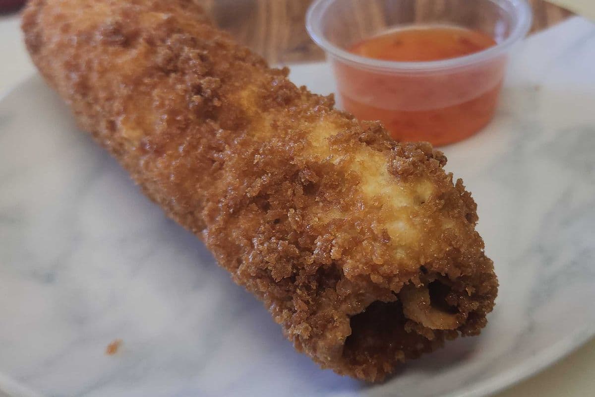 Butter chicken roll