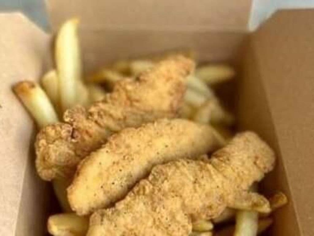 Kids Clucking Tenders with fries