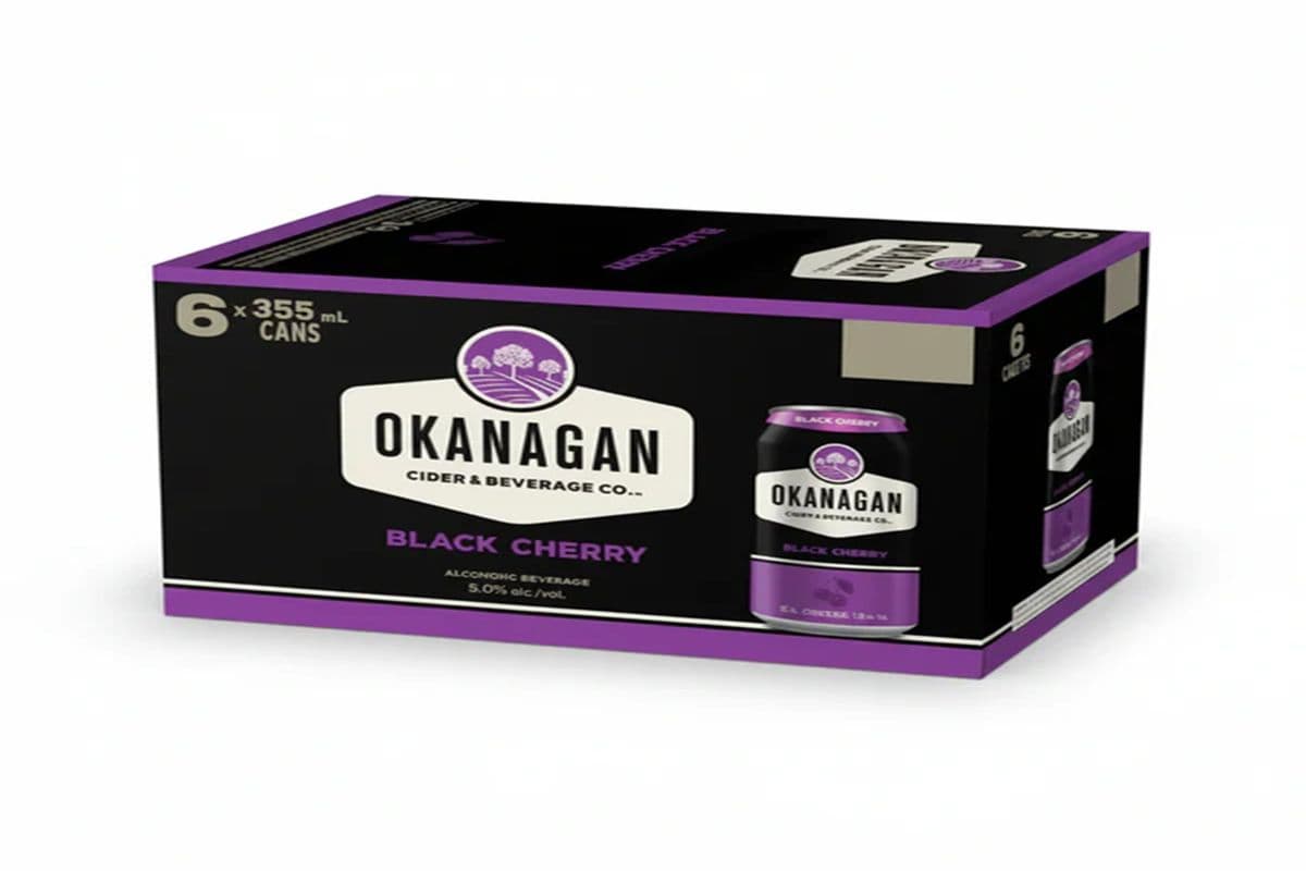 Okanagan Premium Black Cherry Cans (6 x 355ml)
