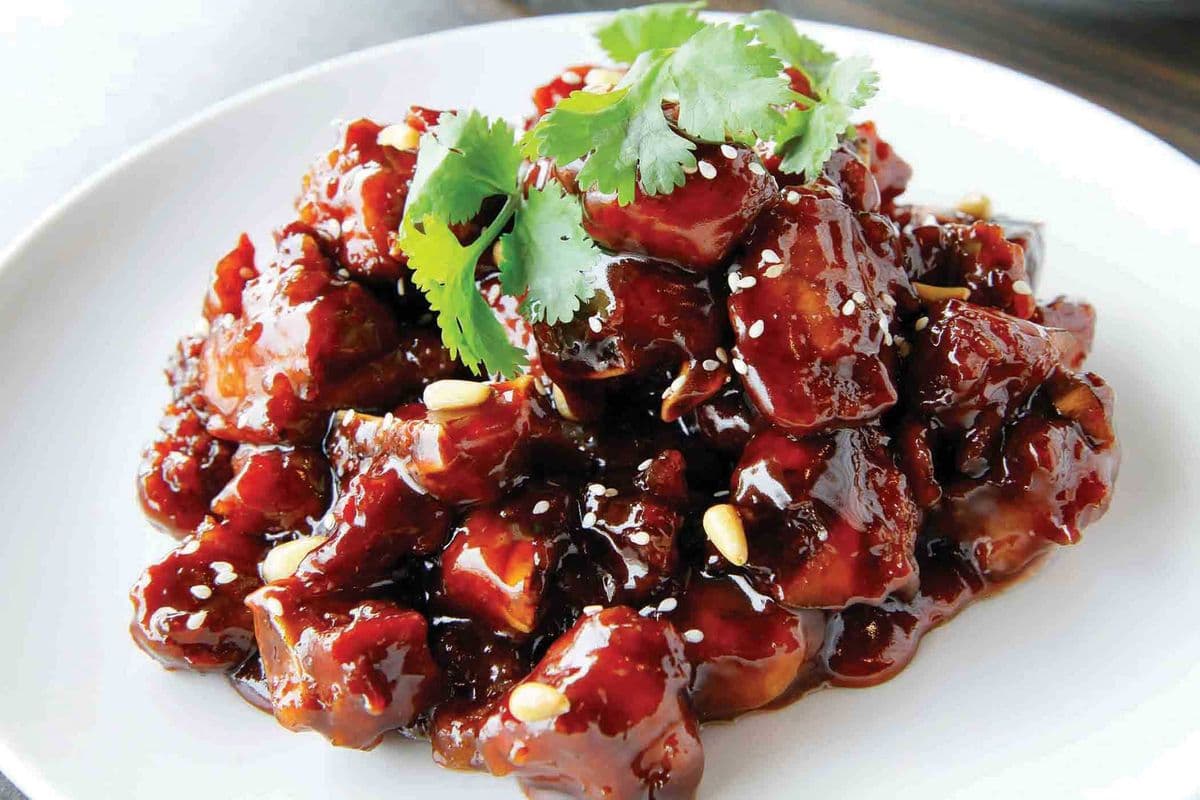 Sweet and Sour Spareribs with Sesame Seeds and Pine Nuts 鎮江骨