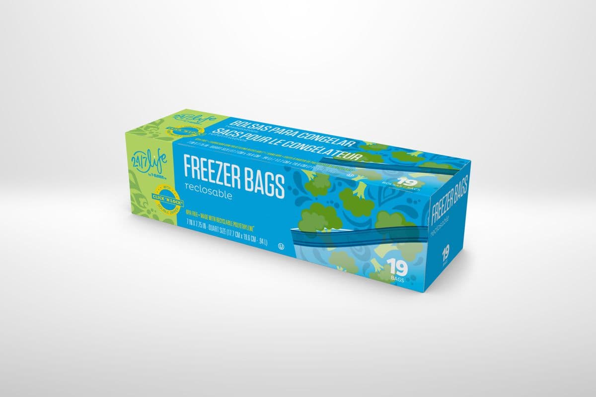 7-Select 24/7 Freezer Bags (19 Count)
