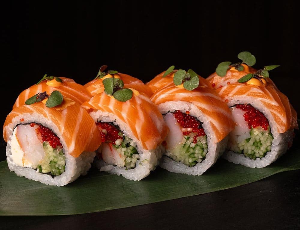 Philadelphia Shrimp and Salmon