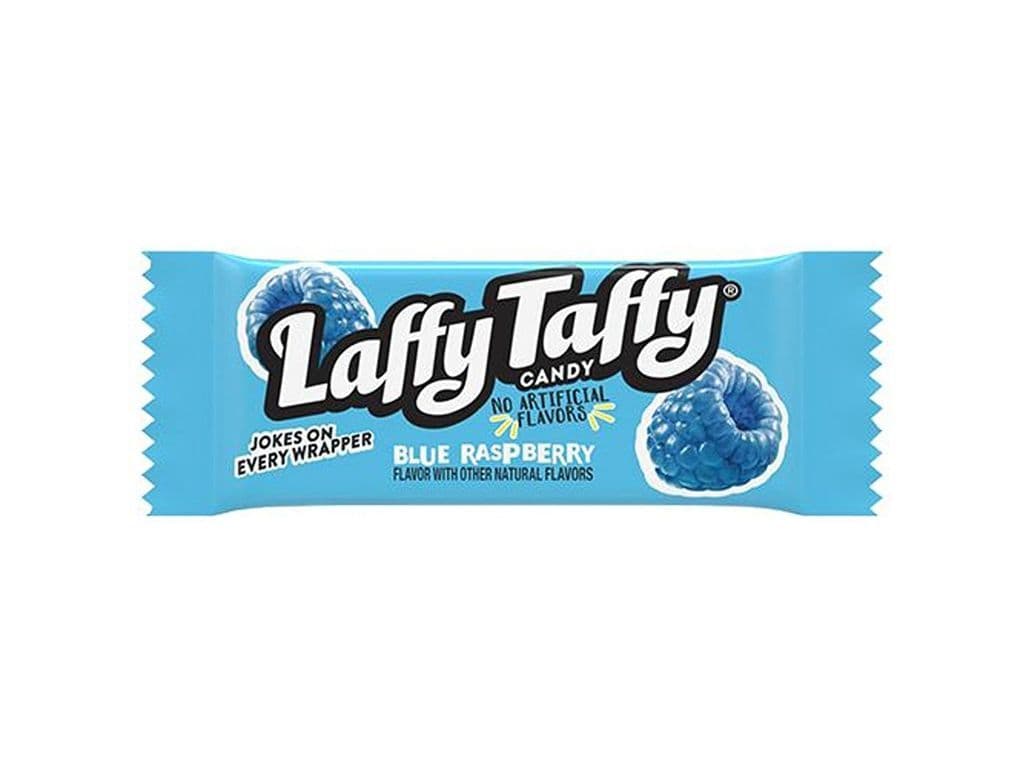 Laffy Taffy Minis Blue Raspberry Chewy Taffy Candy Bites 9.67g