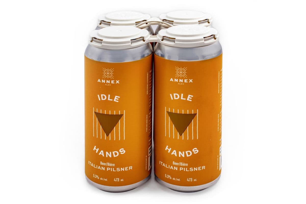 Idle Hands Pilsner 4CAN*473ML (4 x 473 ml Can)