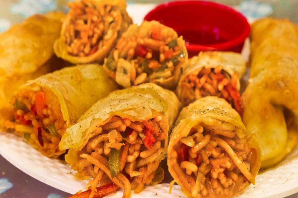 Noodle Spring Rolls