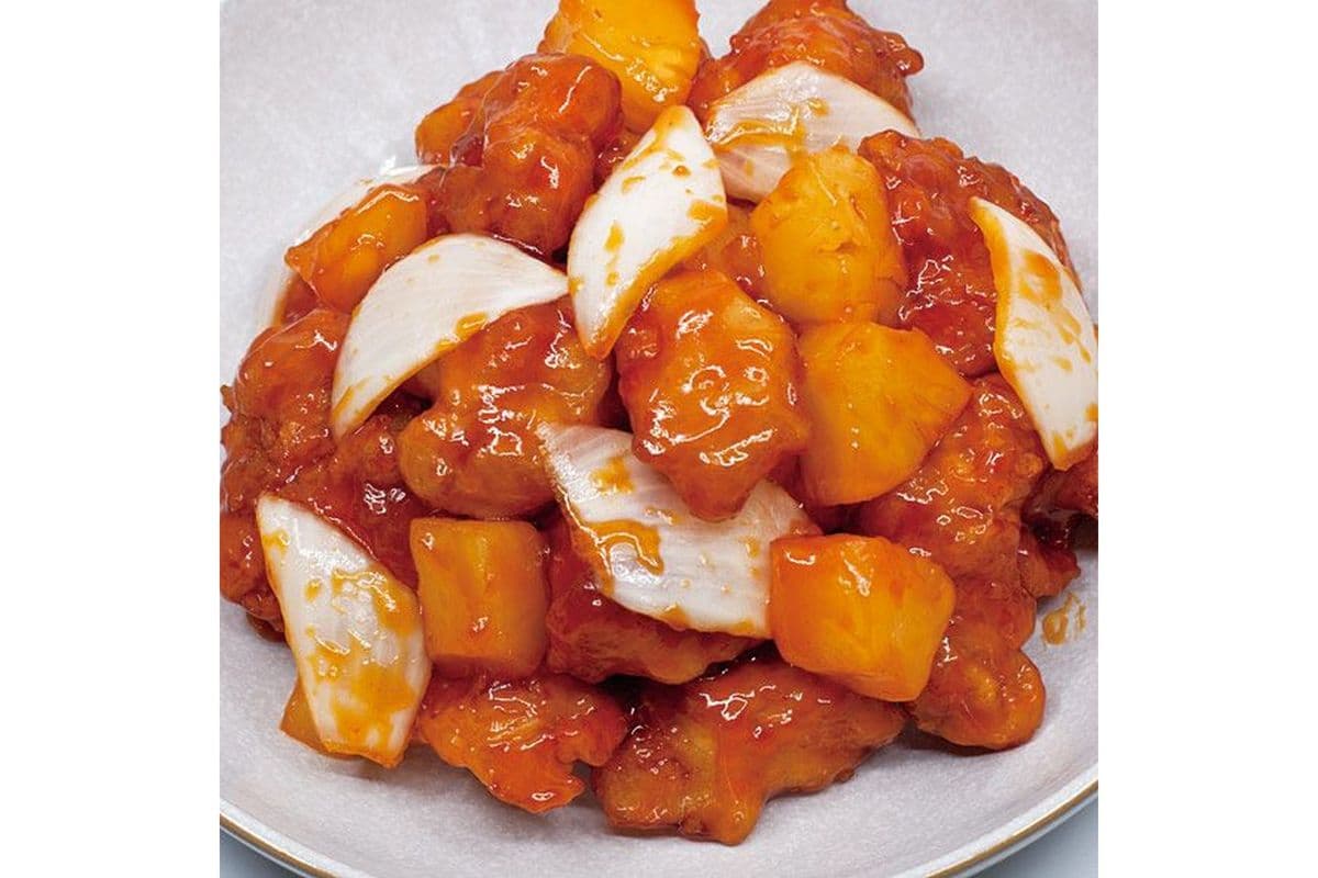 60. Pineapple Sweet-and-Sour Chicken 咕嚕鸡