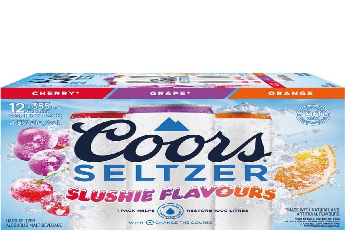COORS SELTZER SLUSHIE MIX PACK (12 x 355 ML)