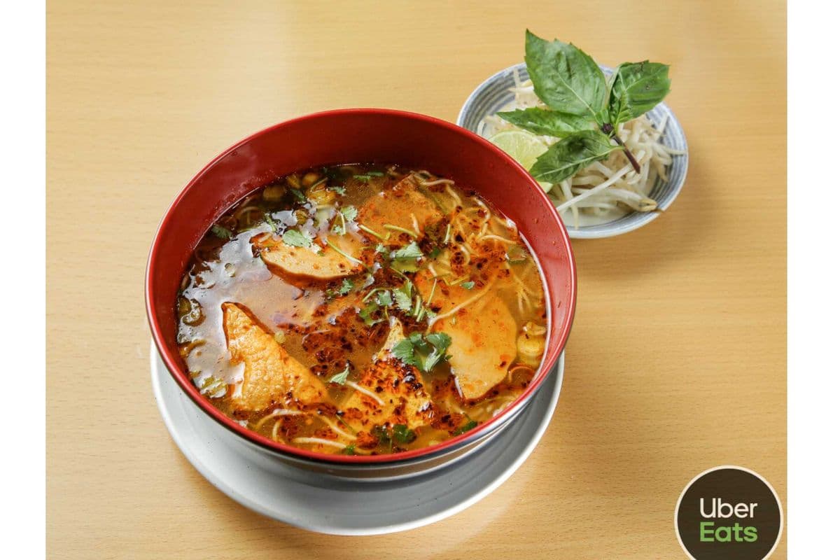 Vegan Spicy Noodle Soup