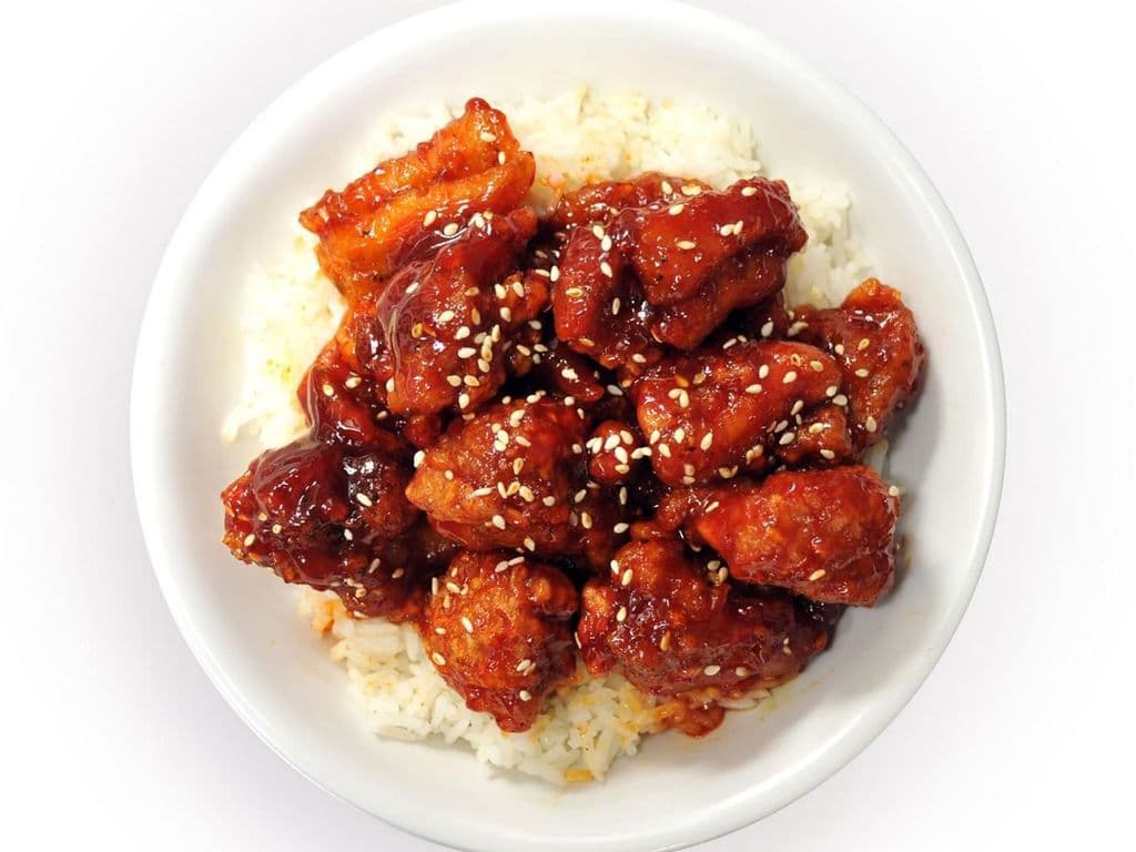 Korean Gangnam Chicken Bowl