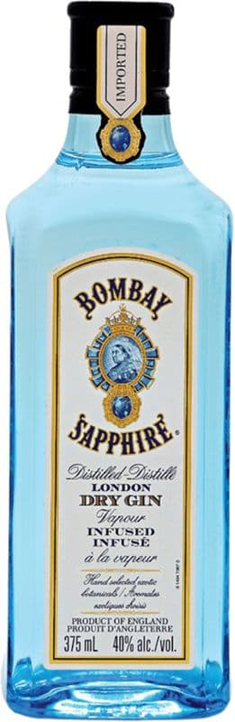 Bombay Sapphire London Dry Gin (375 ml Bottle) (1 x 375ml)