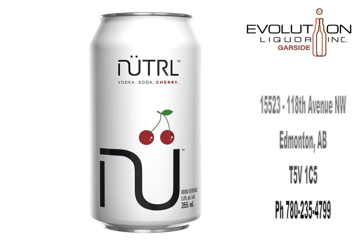 Nutrl Vodka Soda Cherry C355-01 (1 x 355ml Can)