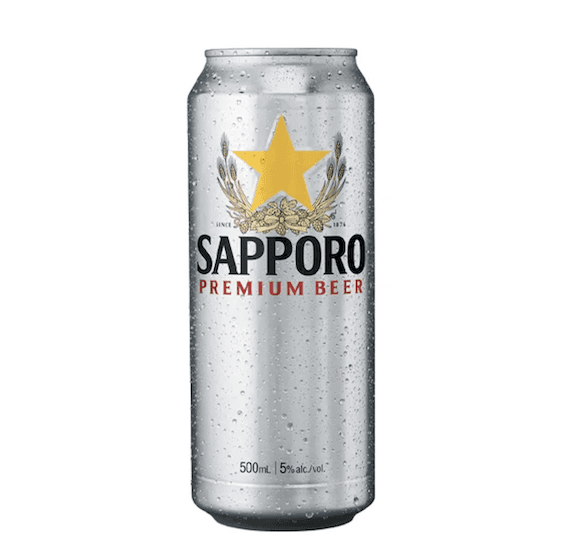 Sapporo Can - 5% ABV