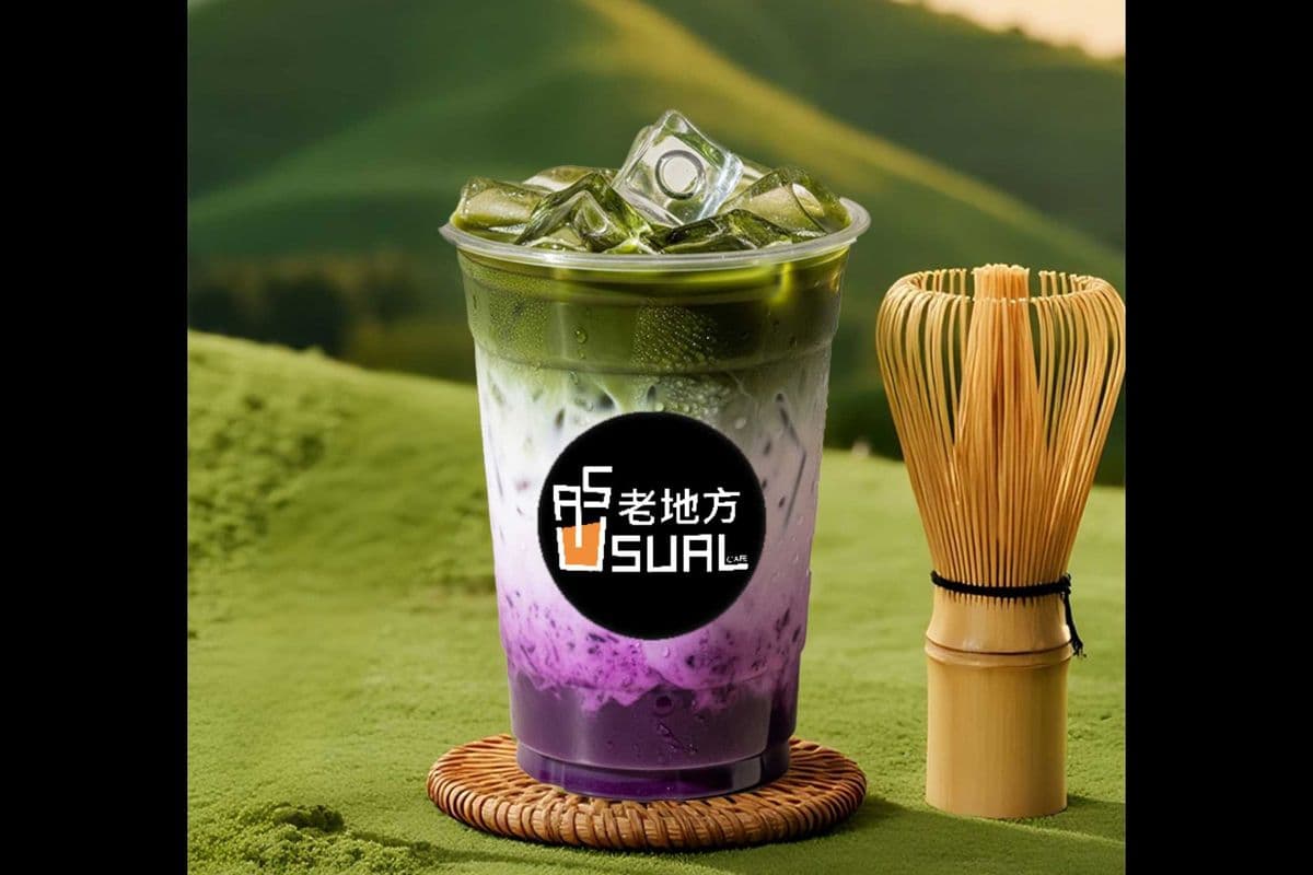 Matcha Ube Latte / 抹茶紫薯拿鐵