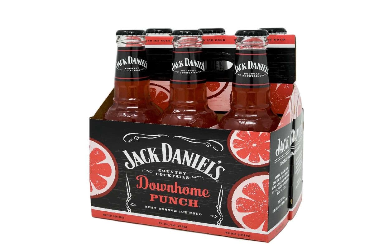 Jack Daniels Downhome Punch (6 x 296 ml Bottles)
