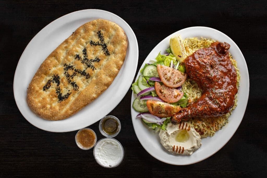 Quarter Chicken Tandoori Plate