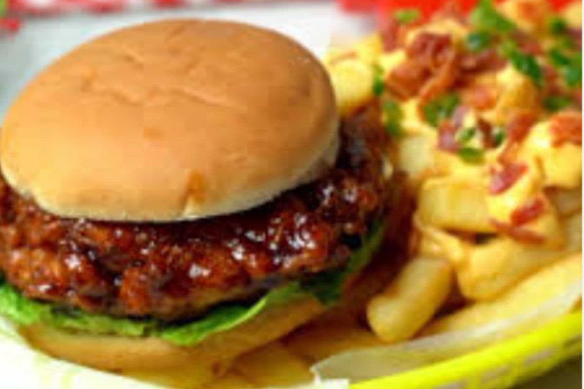 Honey Garlic Chicken Burger