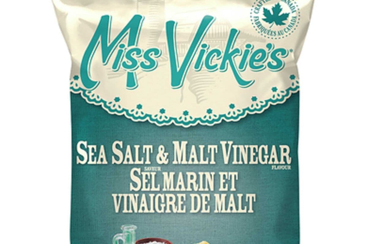 Miss Vickie's Sea Salt & Malt Vinegar Chips (200 g)