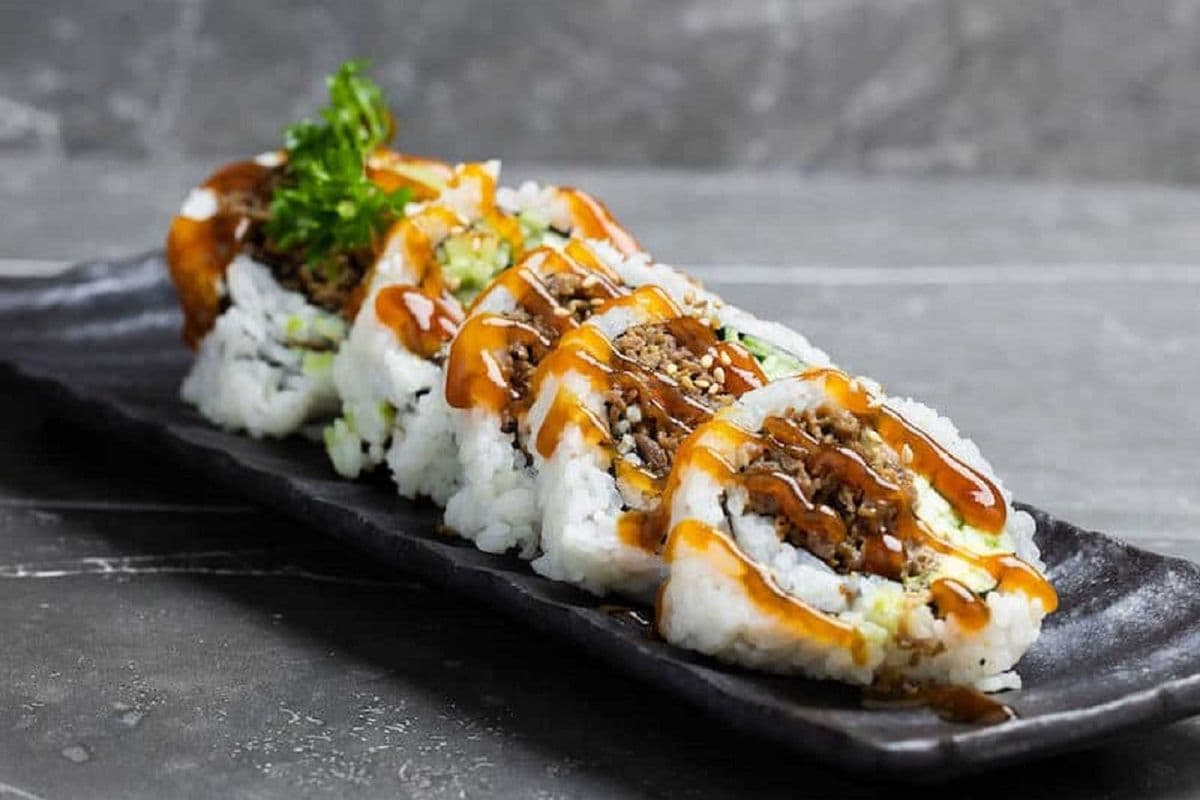 Beef Teriyaki Roll - Maki Sushi