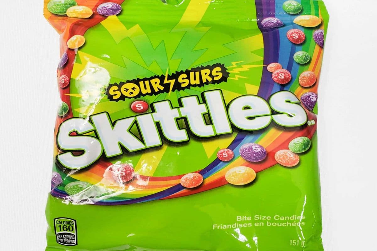 Skittles Sour (151g) (160 Cal)