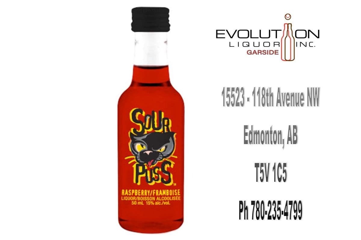 Sour Puss Raspberry 0050P (1 x 50ml Plastic Bottle)