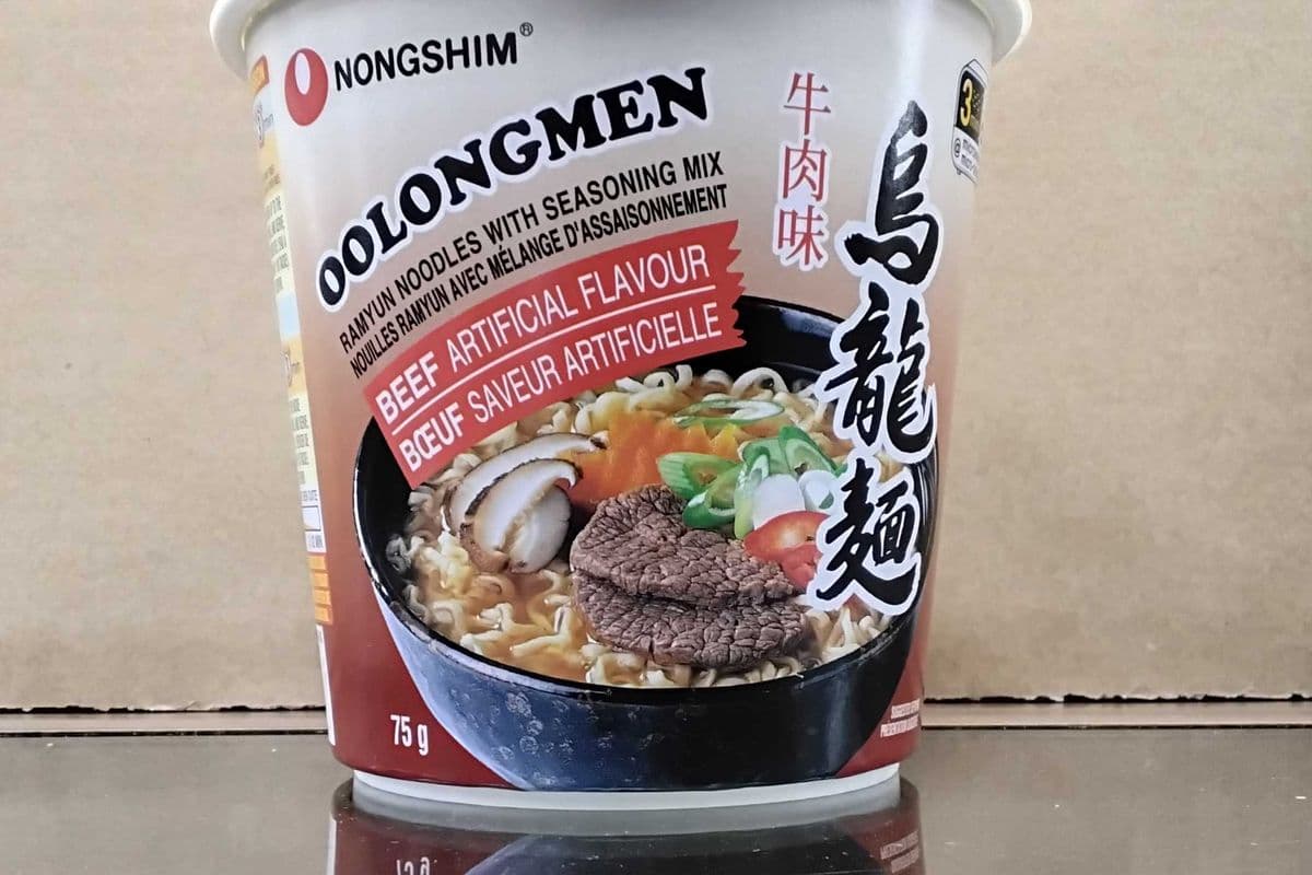 Nongshim oolongmen ramyun noodle beef (75g)