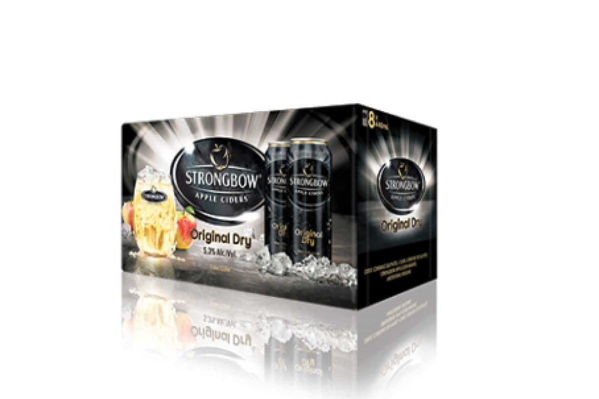 STRONGBOW APPLE CIDER 8 PACK ORIGINAL DRY (1 x 440 ML)