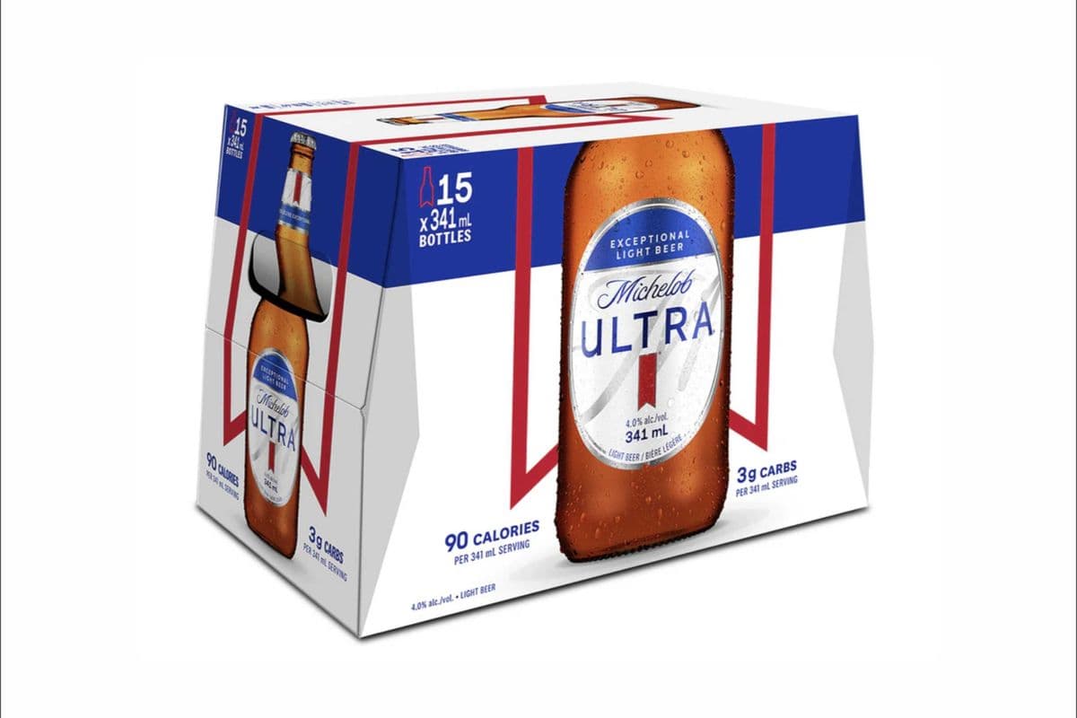 Michelob Ultra (15 Bottles) (1 x 341ml)
