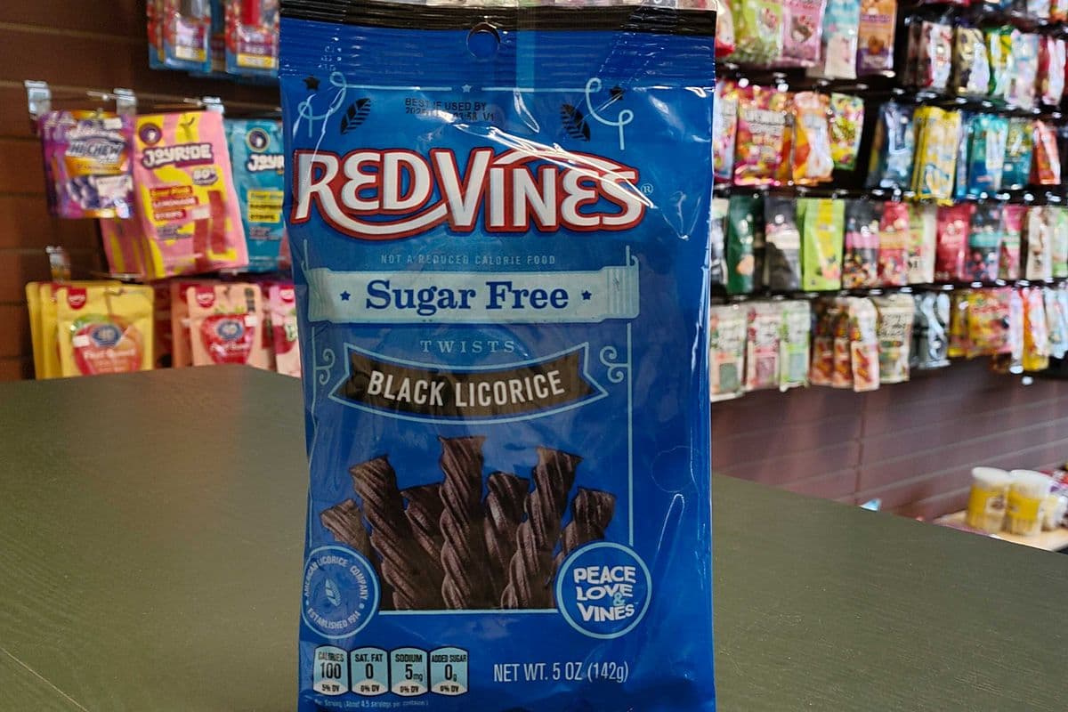 Redvines Sugar Free Black Licorice (142g) (142g)
