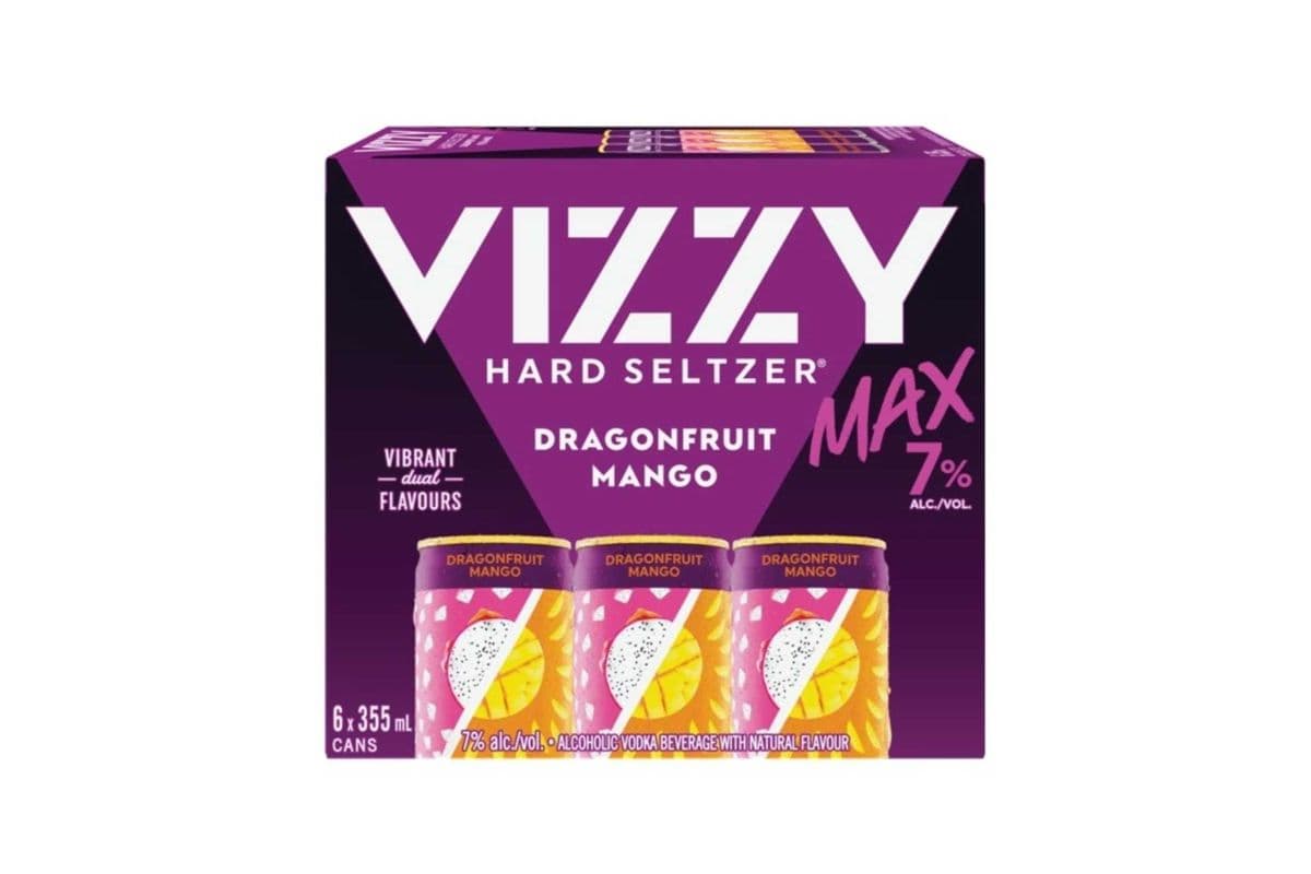 Vizzy Mix Dragon Fruit Mango (6 x 355 ml Cans)