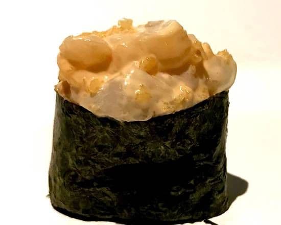 Sushi nigiri pétoncle épicé / Sushi Nigiri Spicy Scallop (2 mcx / 2 pcs)