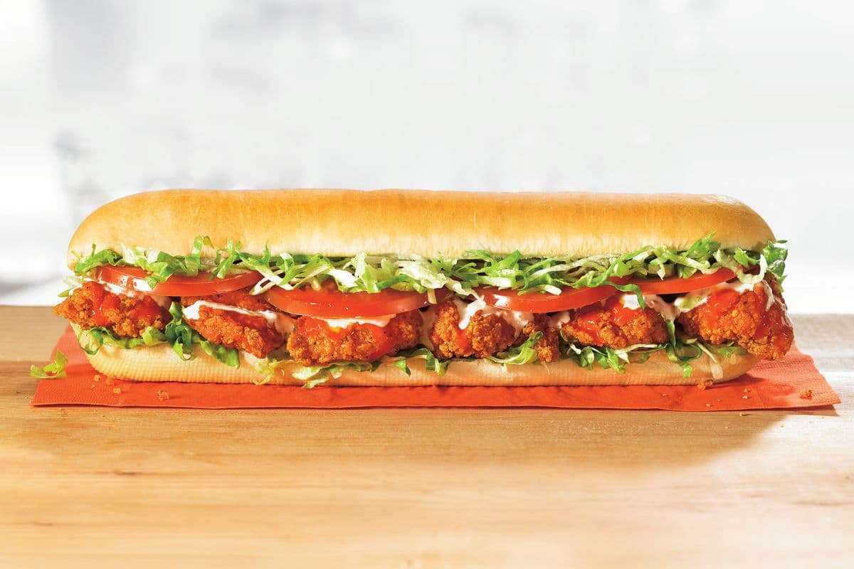 Large Spicy Boneless Chicken Wing Sub