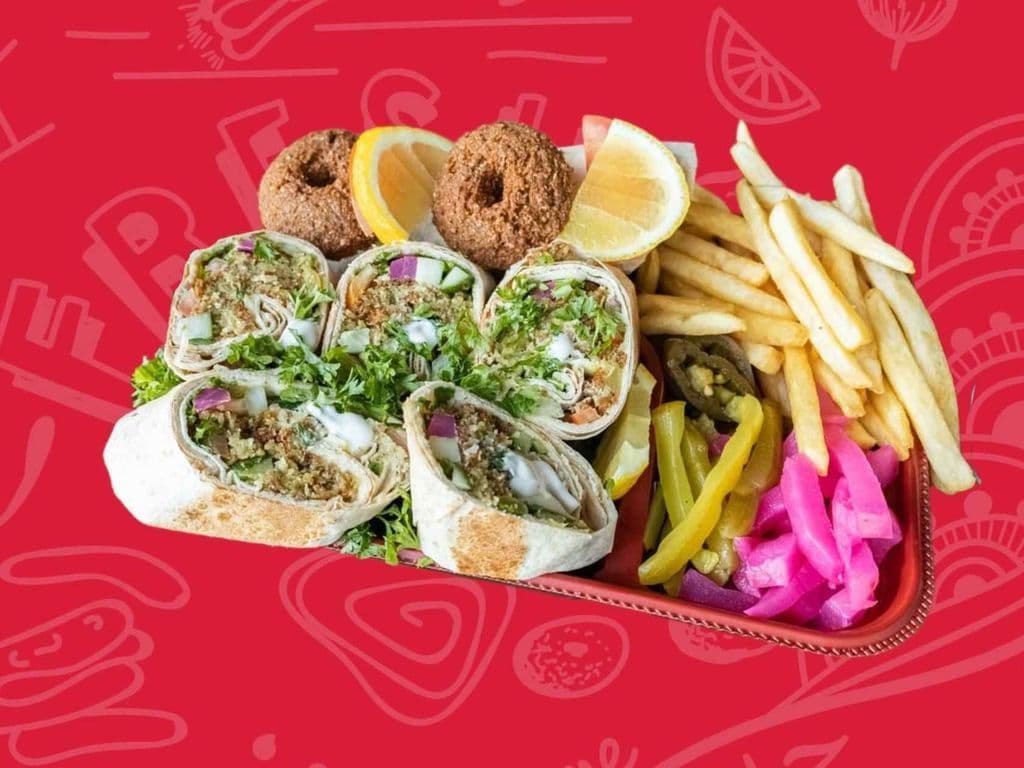 Veg Falafel Saj/Meal