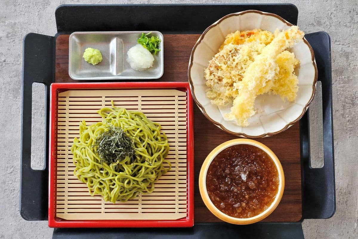 Zaru cha soba & tempura - seasonal