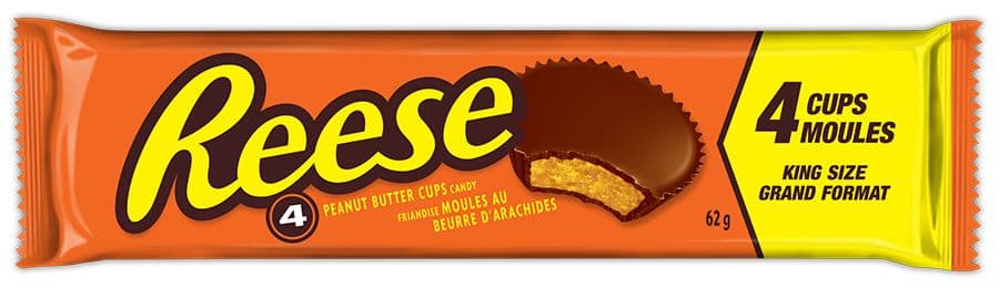 Reese beurre d'arachide grand format / Reese Peanut Butter Cup King Size (62 g)