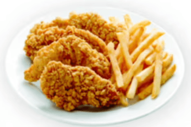 Chicken Fingers and Fries (6 pcs)