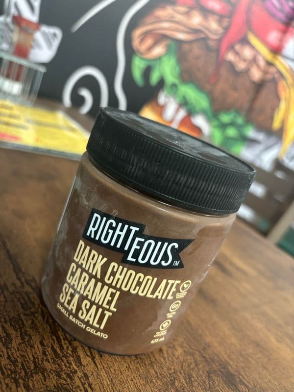 Righteous Dark Chocolate Caramel sea salt