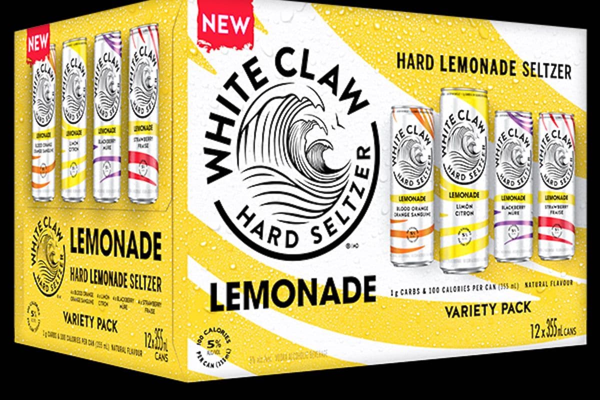 WHITE CLAW LEMONADE VARIETY PACK 12PK (12 x 355ML)