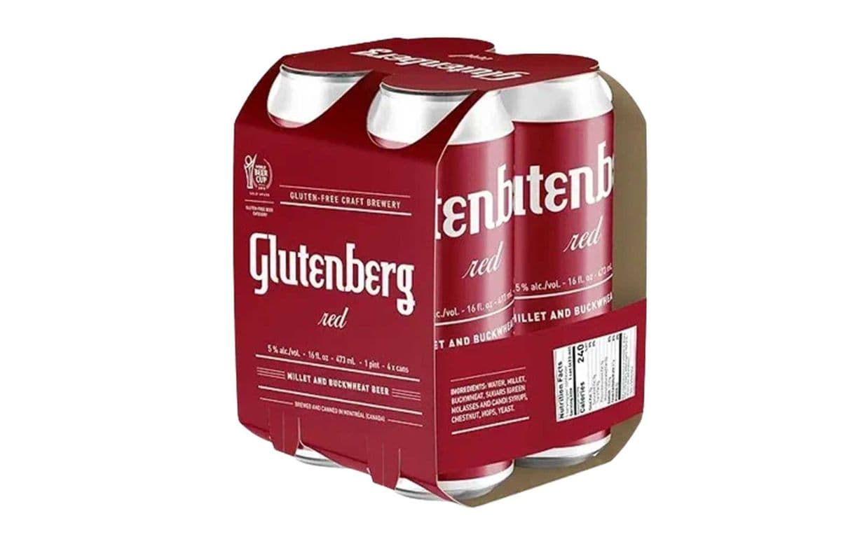 GLUTENBERG RED ALE 4 CANS (1 x 473 ML)