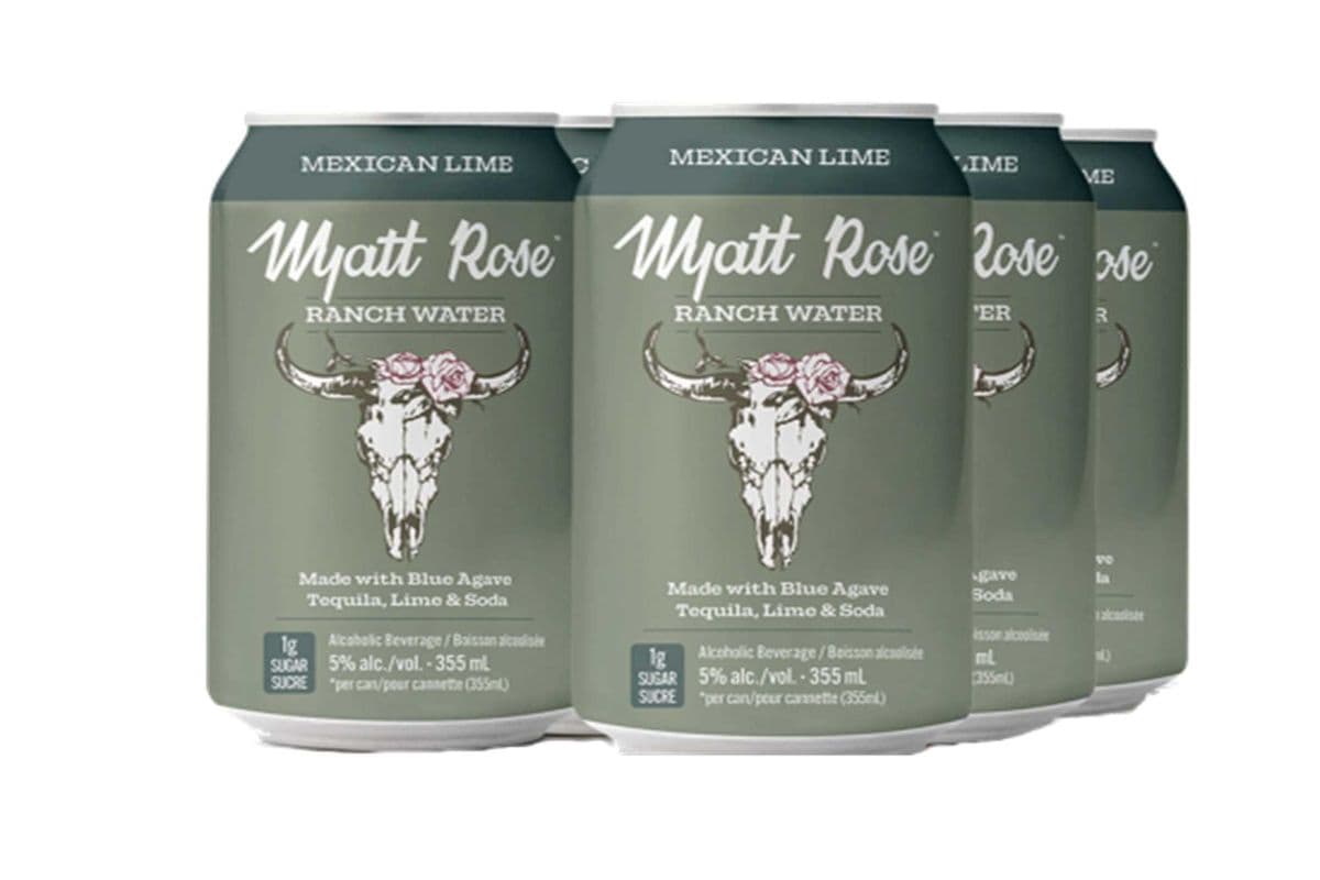 WYATT ROSE RANCH WATER MEXICAN LIME 6 CANS (6 x 355 ML)