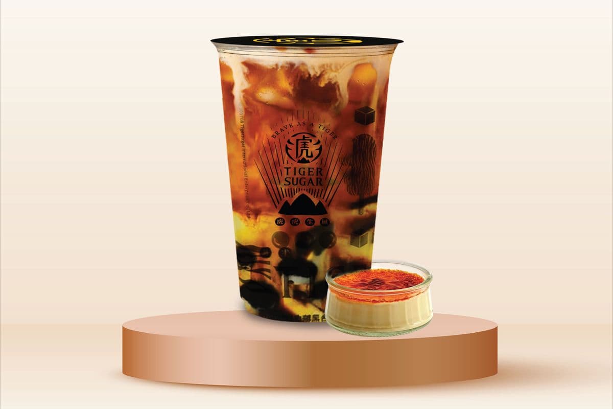 4. Black Sugar Creme Brulee Milk