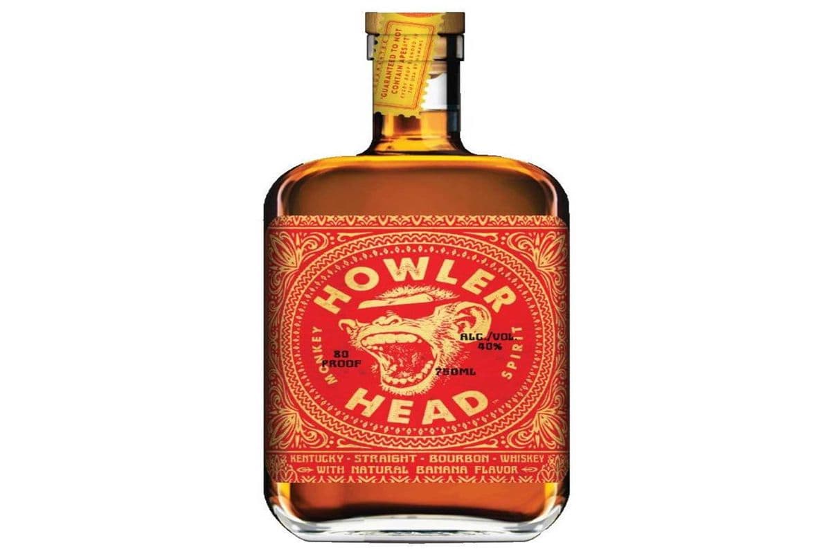 Howler Head BOURBON Banana Infused Kentucky 750 ML (NEW ITEM) (1 x 750 ML)