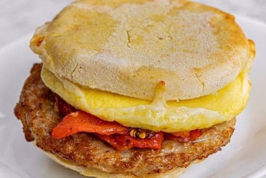 Italian Sausage and Egg Breakfast Sandwich