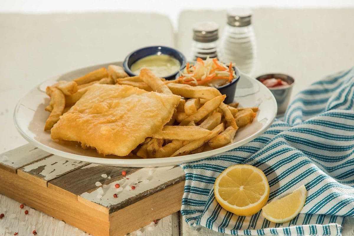 Halibut and Chips