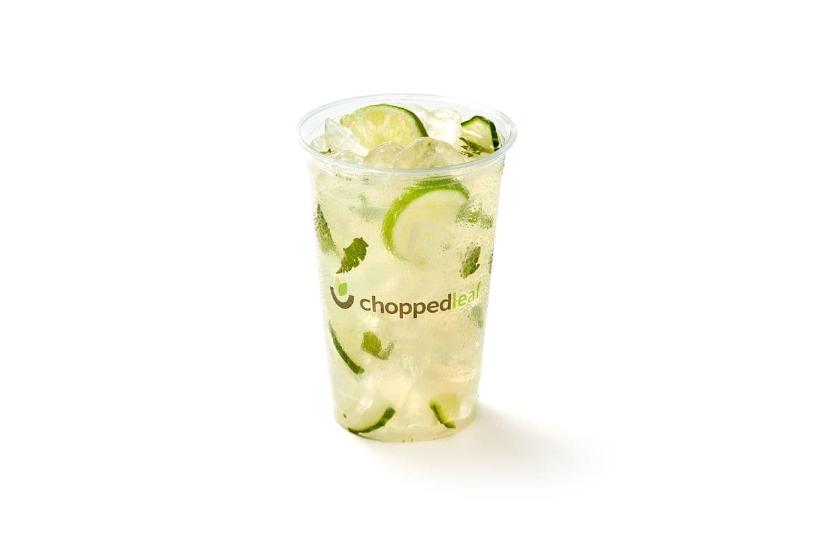 Cucumber Lemon Lime Mint Chopped Water