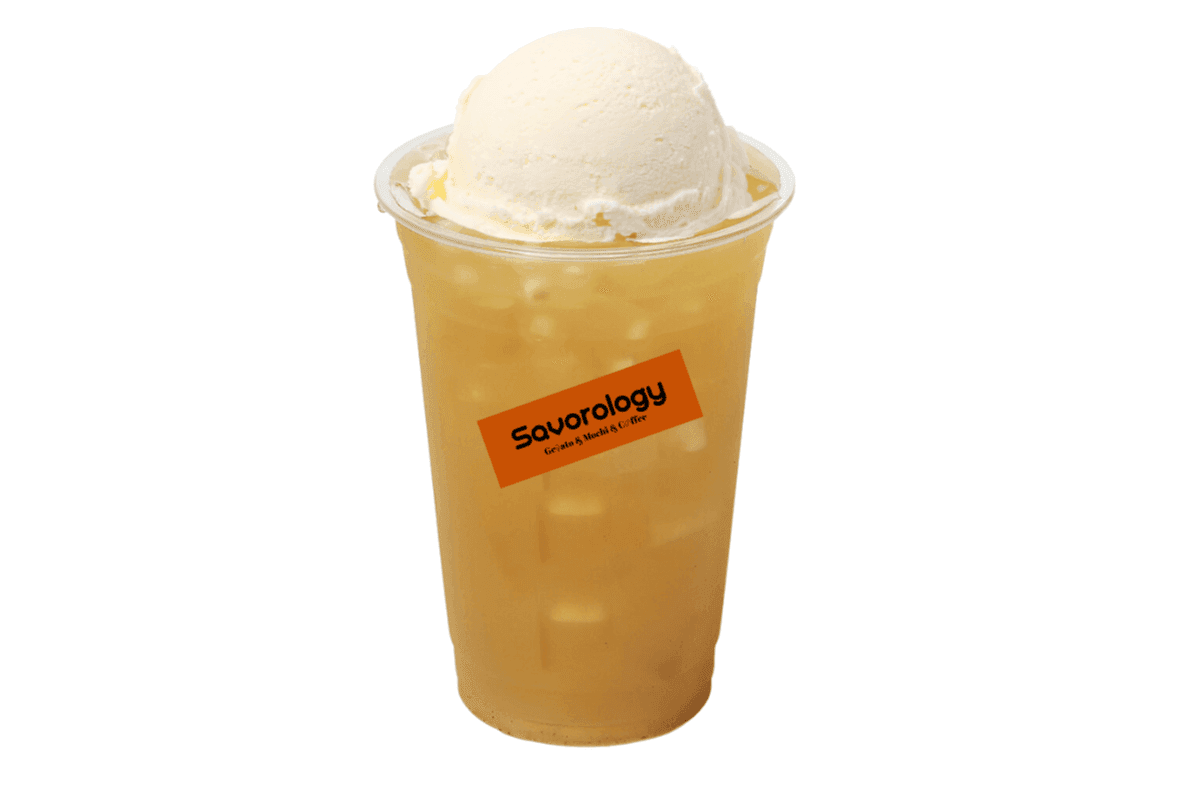 Jasmine Green Tea Float w/Vanilla Ice Cream