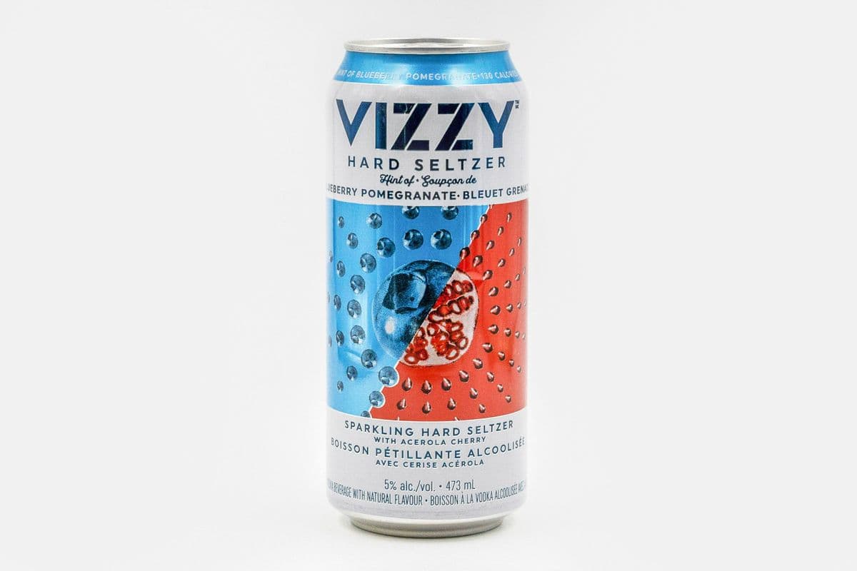 Vizzy Blueberry Pomegranate Hard Seltzer (1 x 473 ml)