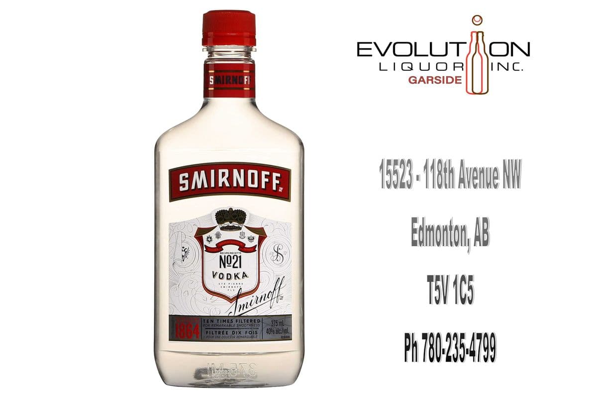 Smirnoff Vodka 0375P (1 x 375ml Plastic Bottle)